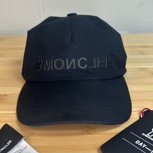 Moncler Black Baseball Hat - 9.5 / 10